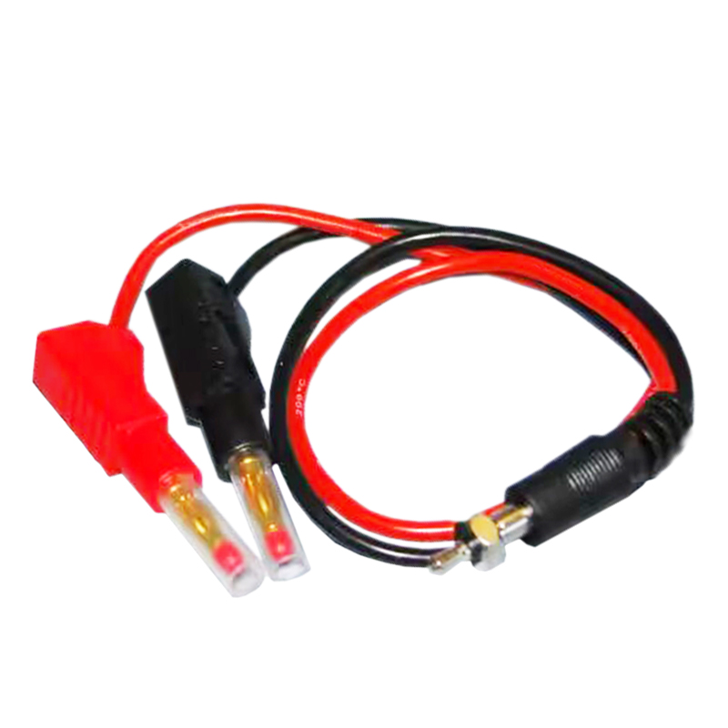 Fpv Drone Tool Kit - หัวเทียนสตาร์ทเตอร์สายเคเบิลสำหรับชาร์จแบบ RC ขนาด4.0มม. ชุบทองแบบวางซ้อนได้ป้องกัน22AWG หัวเชื่อมปลั๊กกล้วย30ซม.